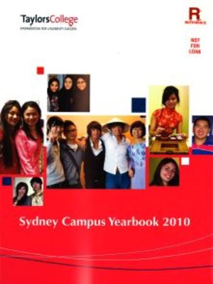 cover image of Taylors College Sydney Campus Yearbook 2010